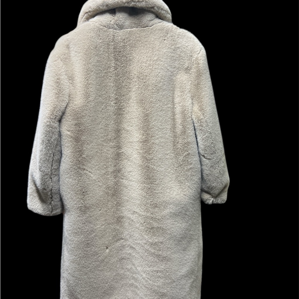 Mango Teddy Jacket in Tan Cozy and Stylish - Picture 2 of 3